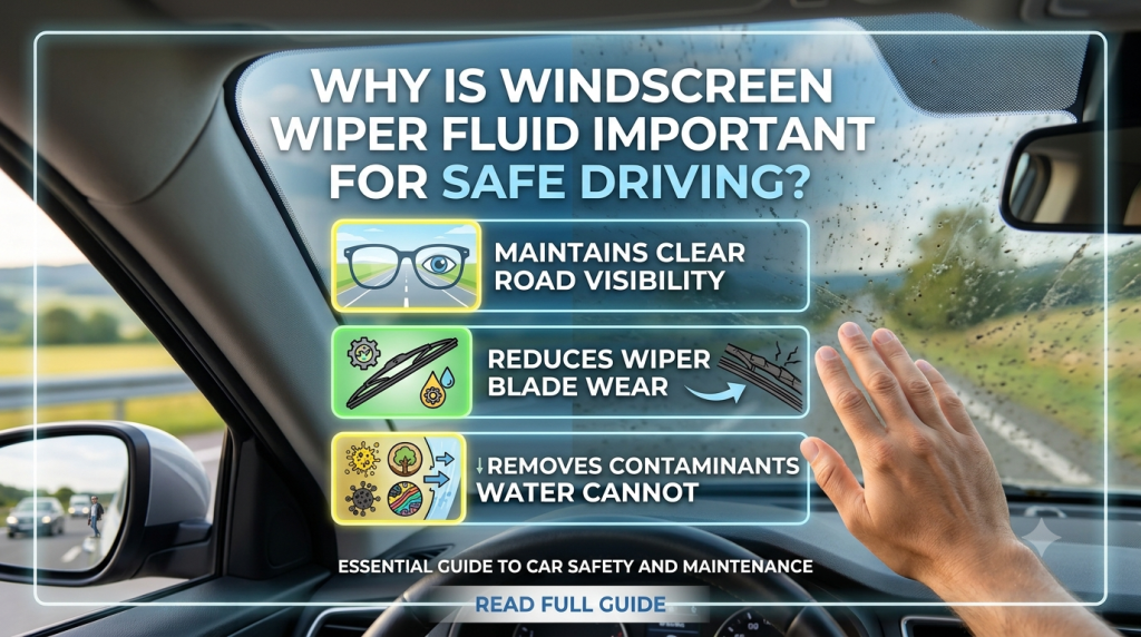 Why Is Windscreen Wiper Fluid Important for Safe Driving