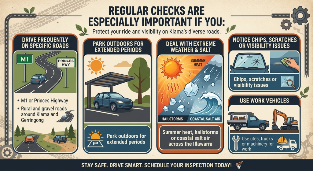 regular windscreen checks
