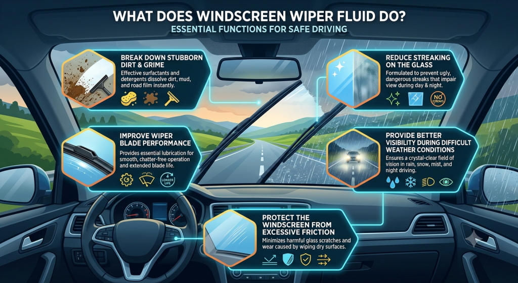 what does a wiper fluid do